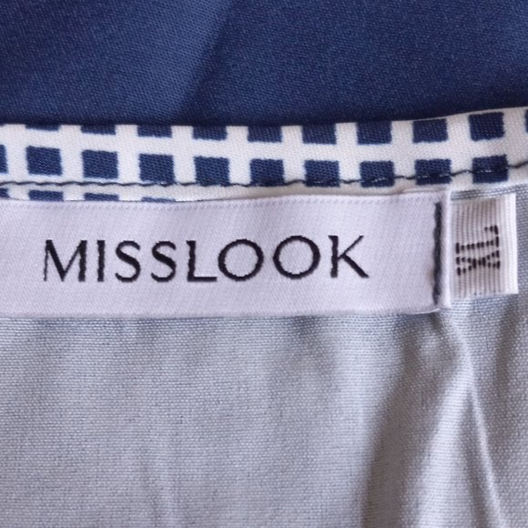 MISSLOOK Flower Print V-Neck Top Blouse Sz XL Very Cute! - Picture 7 of 8